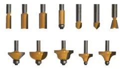 Набор фрез для декоративного применения хвостовик 8 мм 12 штук 46610