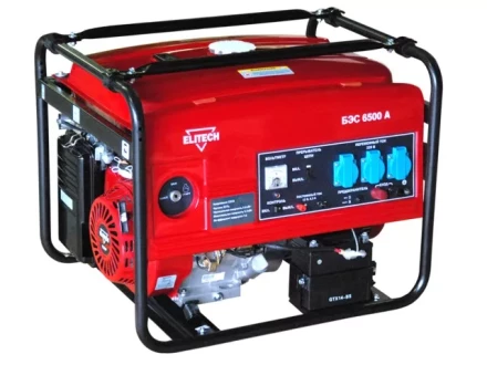 Бензогенератор Elitech БЭС 6500 А +Аккумулятор купить в Кургане