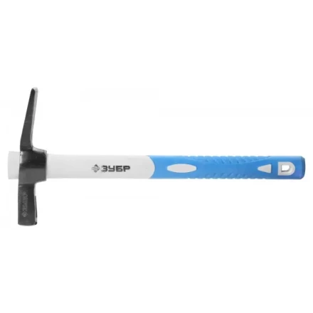 Молоток-кирочка ЗУБР  каменщика с фиберглассовой двухкомпонентной обратной рукояткой, 400г 20155-400_z01 купить в Кургане