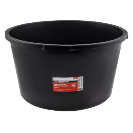 Таз круглый строительный усиленный, 90 л Matrix 81469 купить в Кургане