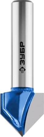 ЗУБР 12.7 x 13 мм, угол 90° мм, фреза пазовая галтельная V-образная, Профессионал (28752-12.7) купить в Кургане