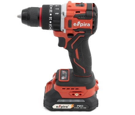 Аккумуляторная ударная дрель-шуруповерт ESPIRA CDI-i03 411055 купить в Кургане