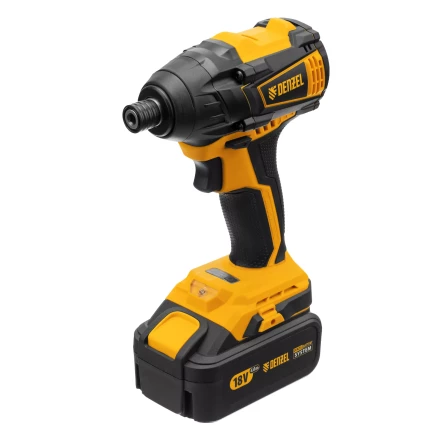 Винтоверт ударный аккумуляторный Denzel 26510 бесщеточный CID-IB-200 18В Li-Ion купить в Кургане