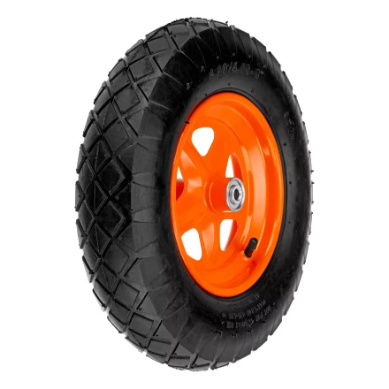 Колесо пневматическое Palisad «Звезда» 4.80/4.00-8 D380 мм, внутренний диаметр подшипника 12 мм, длина оси 80 мм, 689465 купить в Кургане