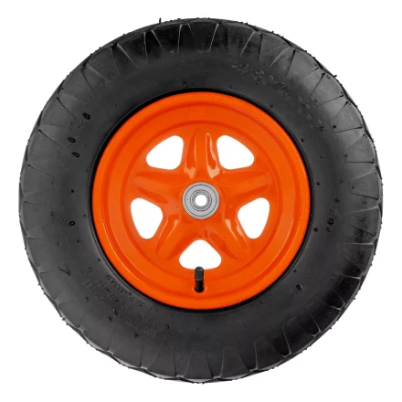 Колесо пневматическое Palisad «Звезда» 4.80/4.00-8 D380 мм, внутренний диаметр подшипника 12 мм, длина оси 80 мм, 689465 купить в Кургане