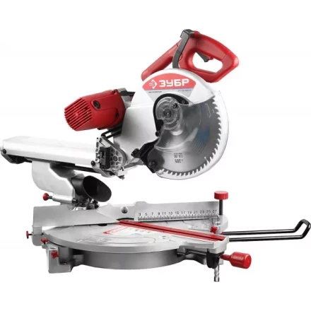 Пила торцовочная ЗУБР, плавный пуск, ременной привод, 305 мм, 4200 об/мин, 1800 Вт ЗПТ-305-1800-ЛР купить в Кургане