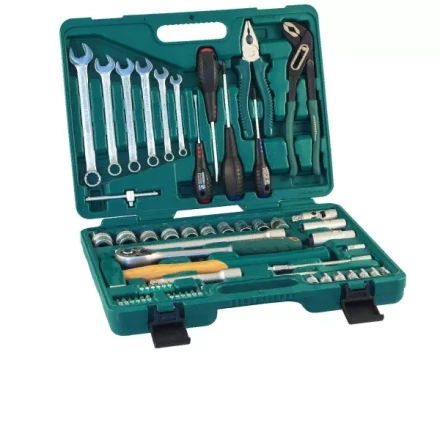 Набор головок торцевых универсальный 1/2&quot;DR 12-24мм  1/4&quot;DR 6-13мм   60 предметов S04Н52460S   Jonnesway 47566 купить в Кургане