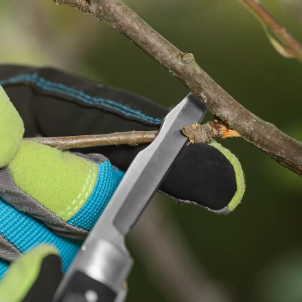 Нож садовый Palisad, 168 мм, складной, с двумя лезвиями, пластиковая рукоятка, 790567 купить в Кургане