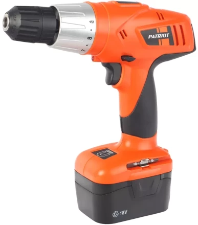 Дрель-шуруповерт аккумуляторная PATRIOT BR 186 в кейсе купить в Кургане