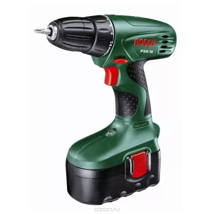 Дрель-шуруповерт аккумуляторная BOSCH PSR 18 (0.603.955.320) купить в Кургане