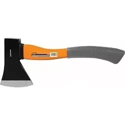 Топор с фибергласовой обрезиненной ручкой 1 кг Кратон 2 15 04 006 купить в Кургане