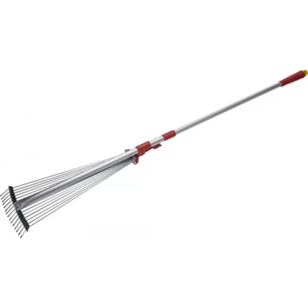 Грабли GRINDA, алюминиевый телескопический черенок, 15 круглых зубцов 421868 купить в Кургане