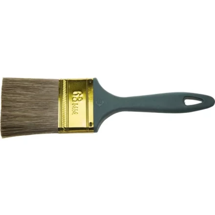 Кисть ЗУБР &quot;КП-14&quot; плоская, смешанная щетина, пластмассовая рукоятка, 63мм 4-01014-063 купить в Кургане