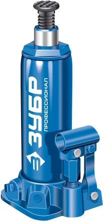 Домкрат гидравлический бутылочный T50, 6т, 215-415мм, в кейсе, ЗУБР Профессионал 43060-6-K 43060-6-K_z01 купить в Кургане