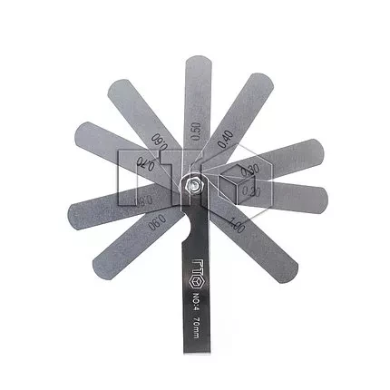 Набор щупов № 4 длина 100 мм 0.10-1.00 10 щупов купить в Кургане