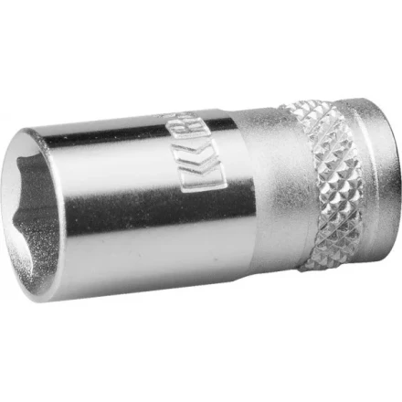 Торцовая головка KRAFTOOL &quot;INDUSTRIE QUALITAT&quot;, Cr-V, FLANK, хромосатинированная, 1/4&quot;, 8 мм 27815-08_z01 купить в Кургане