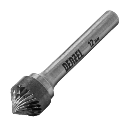 Борфреза по металлу твердосплавная, зенкер 90 град., тип-K, 12 мм// Denzel 72058 купить в Кургане