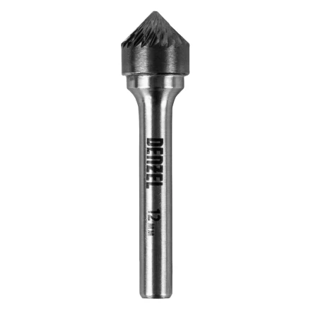 Борфреза по металлу твердосплавная, зенкер 90 град., тип-K, 12 мм// Denzel 72058 купить в Кургане