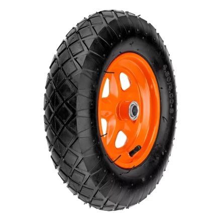 Колесо пневматическое Palisad «Звезда» 4.80/4.00-8 D380 мм, внутренний диаметр подшипника 20 мм, 689575 длина оси 80 мм купить в Кургане