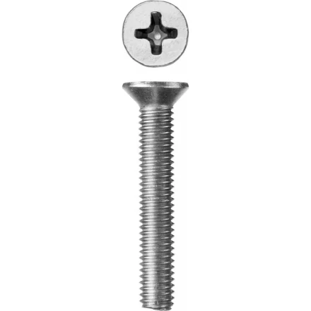 Винт ЗУБР &quot;МАСТЕР&quot; DIN 965, класс прочности 4.8, оцинкованный, M5x35мм, 5кг 303110-05-035 купить в Кургане