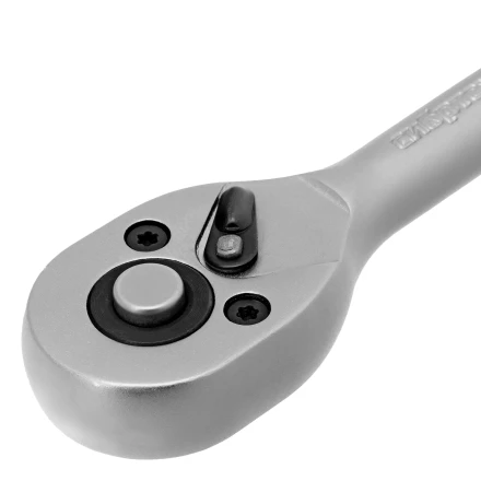 Ключ-трещотка 3/8&quot;, 45 зубьев, с быстрым сбросом, матовый хром Сибртех 14022 купить в Кургане