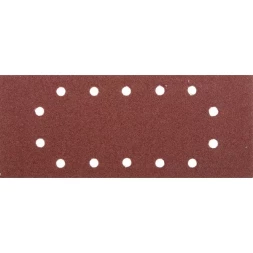 Лист шлифовальный универсальный STAYER "MASTER" на зажимах, 14 отверстий по периметру, для ПШМ, Р60, 115х280мм, 5шт 35469-060