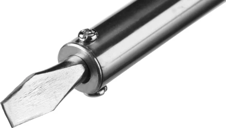 Паяльник STAYER "STANDARD" с пластмассовой рукояткой и долговечным жалом, 60 Вт, клин 55330-60 купить в Кургане