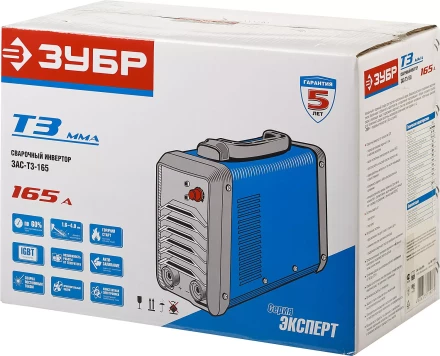 Сварочный инвертор ММА ЗАС-Т3-165 серия ПРОФЕССИОНАЛ купить в Кургане