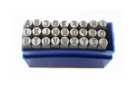 Клеймо буквенное 10мм латиница купить в Кургане