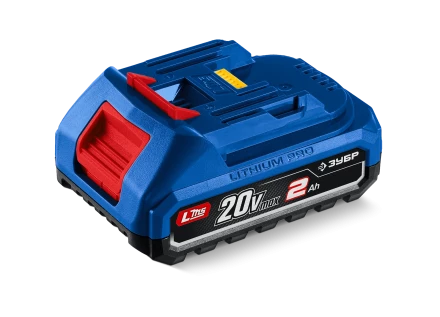 ЗУБР Power PRO, 20 В, 2.0 А/ч, аккумулятор LMS, ПРОФЕССИОНАЛ (BP-P-20-2) купить в Кургане