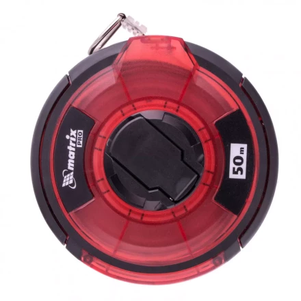 Рулетка геодезическая 50 м х 12,5 мм закрытый корпус стальная лента односторонняя шкала Pro Matrix 31282 купить в Кургане