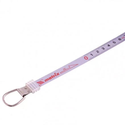 Рулетка геодезическая 50 м х 12,5 мм закрытый корпус стальная лента односторонняя шкала Pro Matrix 31282 купить в Кургане