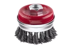 Кордщетка HAMMER чаша 65мм для УШМ витая сталь (207-109)