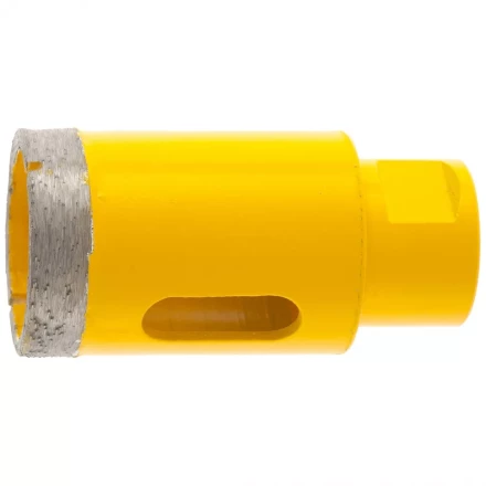 Сверло алмазное по керамограниту 38мм мокрое резание М14 DENZEL 72686 купить в Кургане