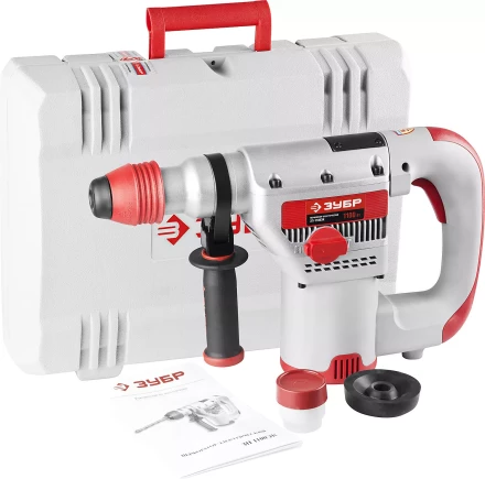 Перфоратор ЗУБР, SDS-Max, 8Дж, 550об/мин, 3000уд/мин, 1100Вт, кейс ЗП-1100ЭК купить в Кургане