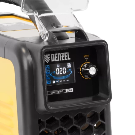Аппарат инвертор. дуговой сварки SDM-220 Top, 220 А, ПВ 60% кейс// Denzel 94358 купить в Кургане