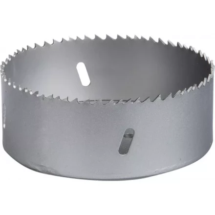 Коронка ЗУБР &quot;ЭКСПЕРТ&quot; биметаллическая, быстрорежущая сталь, глубина сверления до 38мм, d-105мм 29531-105_z01 купить в Кургане