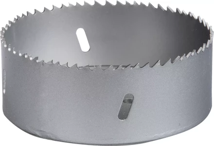 Коронка ЗУБР &quot;ЭКСПЕРТ&quot; биметаллическая, быстрорежущая сталь, глубина сверления до 38мм, d-105мм 29531-105_z01 купить в Кургане