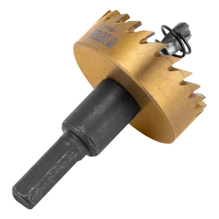 Коронка по металлу HSS, 40 мм, нитридтитановое покрытие Denzel 724112 купить в Кургане