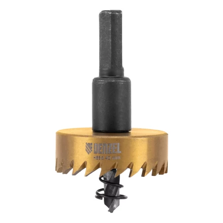 Коронка по металлу HSS, 40 мм, нитридтитановое покрытие Denzel 724112 купить в Кургане