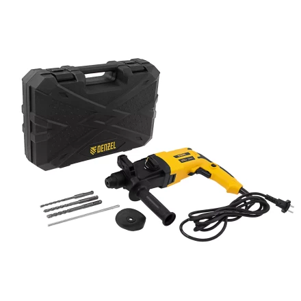 Перфоратор электрический Denzel RHH-600-22, SDS-plus, 600 Вт, 2,5 Дж, 2 реж. 26602 купить в Кургане