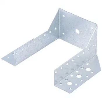 Опора бруса раскрытая, 2 мм, OBR R-50х140х76 мм, цинк  СИБРТЕХ Россия 46530 купить в Кургане