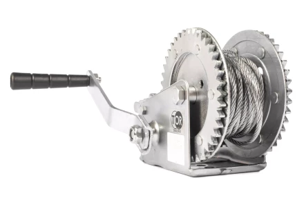 Лебедка ручная TOR ЛН-2500 (LHW) г/п 1,0 т длина троса 20 м (серия G) 11313 купить в Кургане