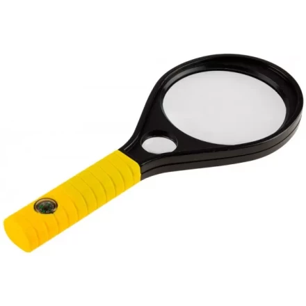 Лупа STAYER &quot;MASTER&quot;, пластиковый корпус, 2-х/6-и кратное увеличение, диаметр 90мм 40530-90 купить в Кургане