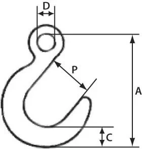 Строп 1СЦ-2.0 т. L=1.50м 8 кл кч с широким зевом купить в Кургане