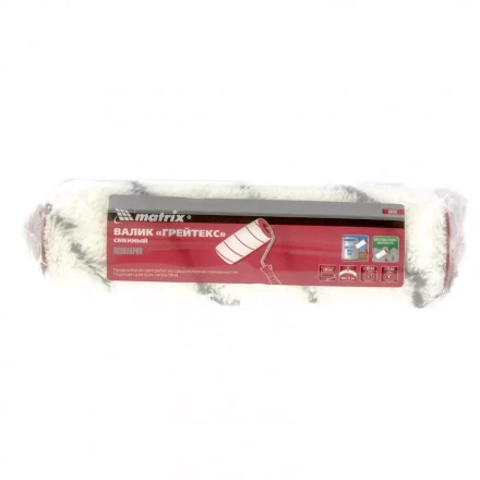 Валик сменный &quot;Грейтекс&quot; 180 мм ворс 12 мм D 40 мм D ручки 6 мм полиакрил Matrix 80892 купить в Кургане