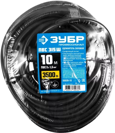 Профессиональные удлинители-шнуры ПВС 315 Ш силовые серия ПРОФЕССИОНАЛ купить в Кургане