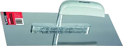 Гладилка из нержавеющей стали 600 х 130 мм деревянная ручка  MATRIX 86735 купить в Кургане