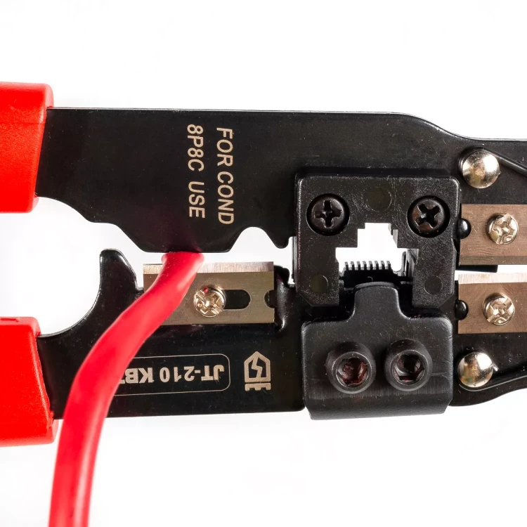Кримпер многофункциональный КВТ JT-210 со встроенным модулем для обжима RJ-45 (84824) купить в Кургане