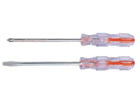 Отвертка Сrystal Ph2х 100 мм прозрачная рукоятка углерод. сталь SPARTA 134045 купить в Кургане